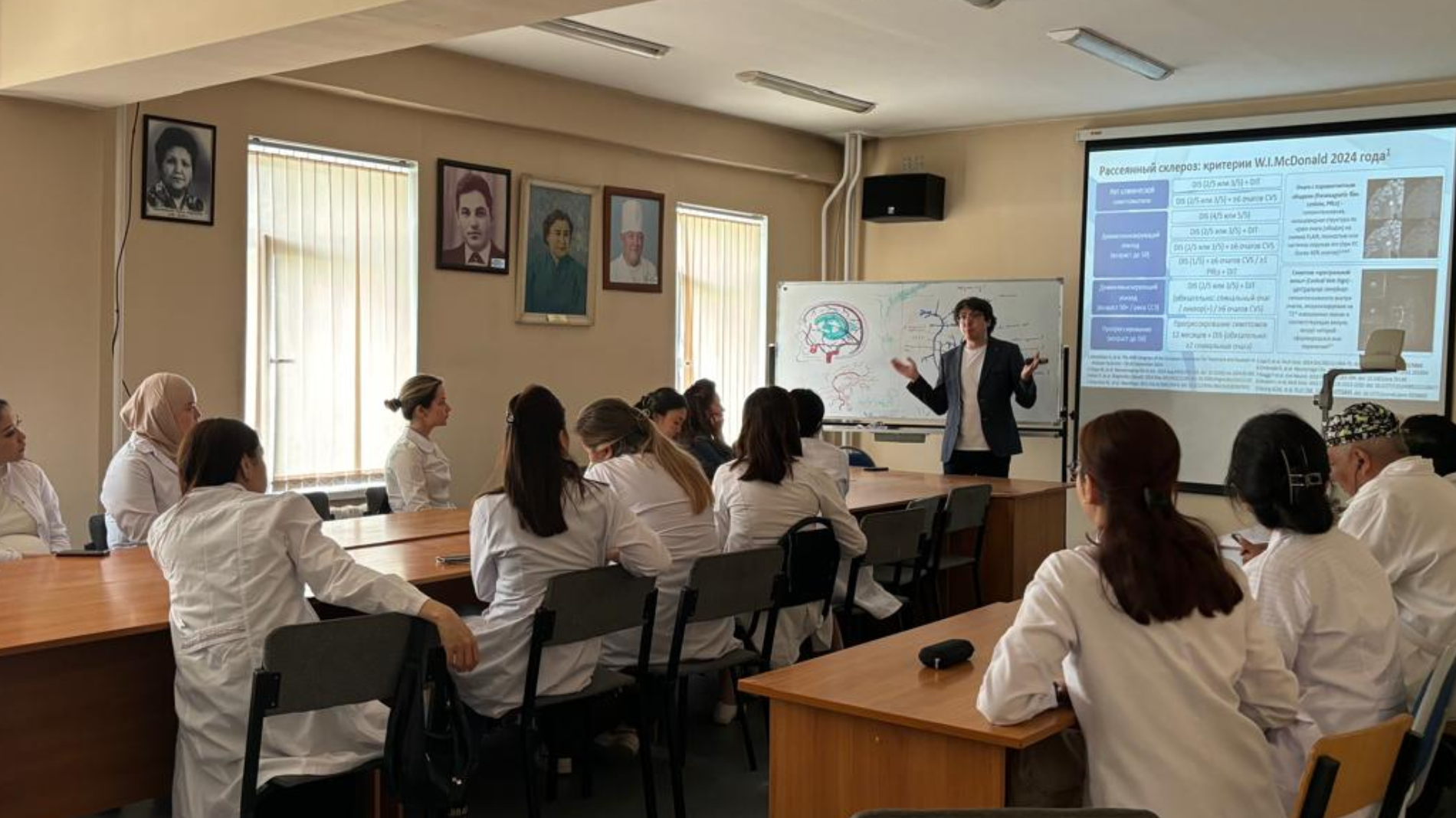 Академиялық ұтқырлық: Ярославль мемлекеттік медицина университеті профессорының ҚазҰМУ-ға сапары