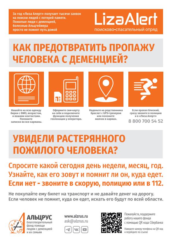 LizaAlert поисково-спасательный отряд